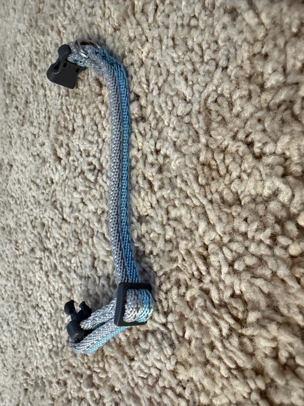 Boots & Barkley Braided Blue and Gray Adjustable Dog Collar